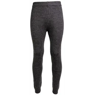Ullbukse strikket Vidda mørkgrå