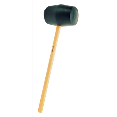 Gummiklubbe med treskaft