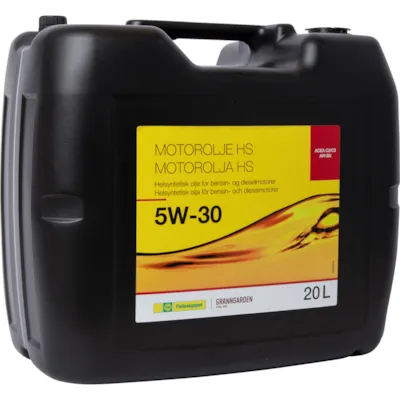 Motorolje helsyntetisk HS 5W-30 20 L