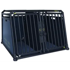 Hundebur Pro Noir 22 dobbel Large svart