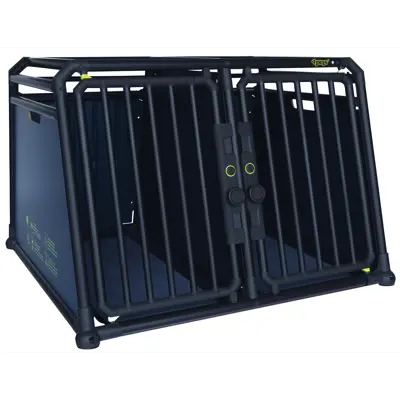 Hundebur Pro Noir 22 dobbel Large svart