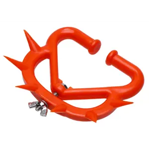 Antisugering plast stor orange