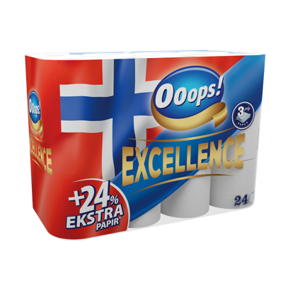 Toalettpapir Excellence 24 ruller