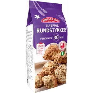 Rundstykker eltefrie 500 g