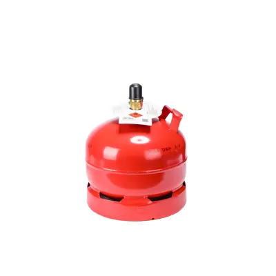 Propanflaske og gass 5 kg stål påtrykksventil, bilde 2