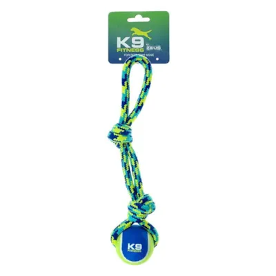 Hundeleke tau med ball, bilde 2