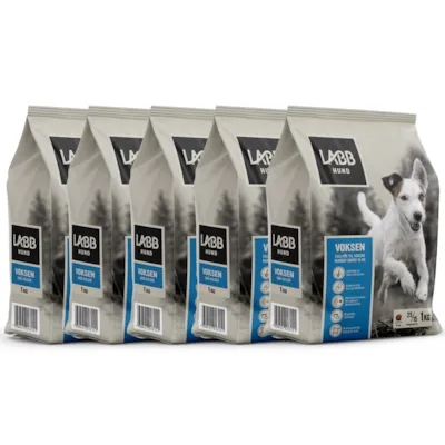 Hundefôr Voksen små hunder 5x3 kg