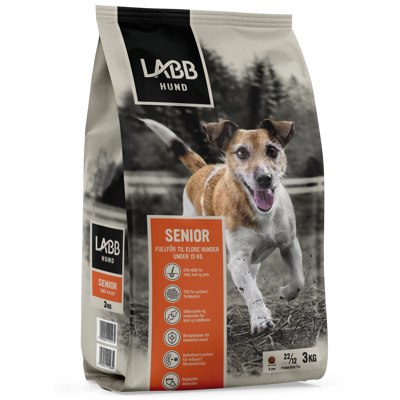 Hundefôr Senior små hunder 3 kg