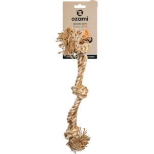 Hundeleke tau med 3 knuter