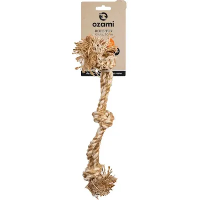 Hundeleke tau med 3 knuter