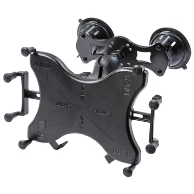 Nettbrettholder med sugekopper