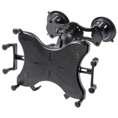 Nettbrettholder med sugekopper