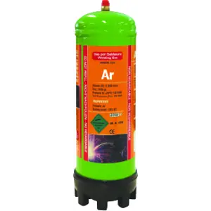 Argon engangsgassflaske 2.2 L