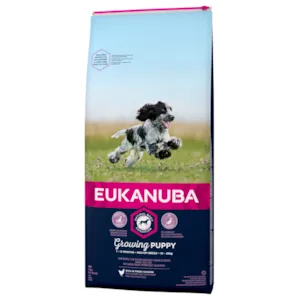 Hundefôr Growing Puppy Medium Breed 15 kg
