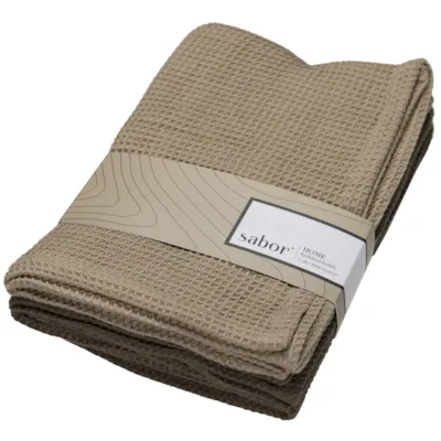 Kjøkkenhåndkle 2 pk beige, brun
