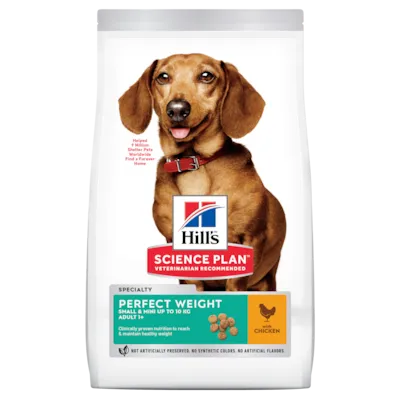 Hundefôr Perfect Weight Small & Mini Adult Kyllling 1,5 kg