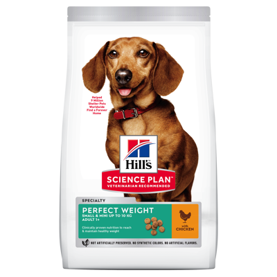 Hundefôr Perfect Weight Small & Mini Adult Kyllling 1,5 kg