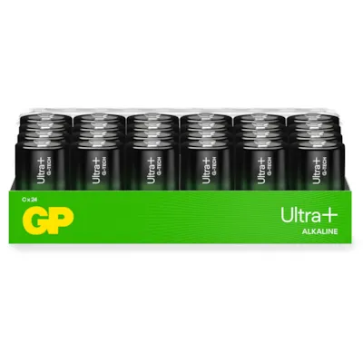Ultra Plus Alkaline C-batteri 14AUP/LR14, 24 pk