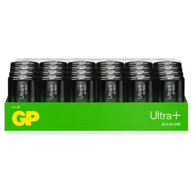 Ultra Plus Alkaline C-batteri 14AUP/LR14, 24 pk
