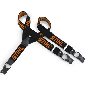 Bukseseler knapp sort 110 cm