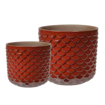 Blomsterpotte Fjellet rød sett à 2 stk, bilde 2