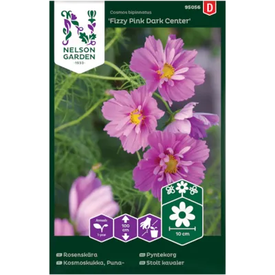 Frø pyntekorg Fizzy Pink Dark Center