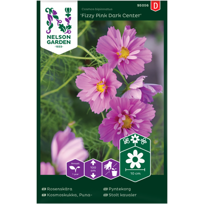 Frø pyntekorg Fizzy Pink Dark Center