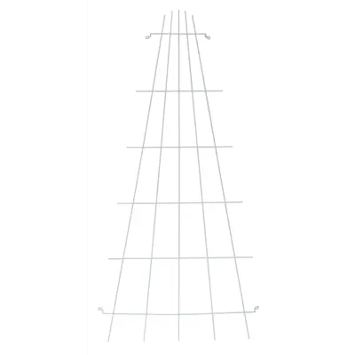 Espalier metall vifte hvit H150 cm