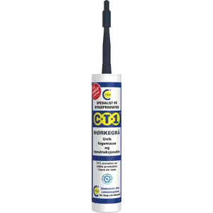 Fugemasse & lim Tribrid mørk grå 290 ml