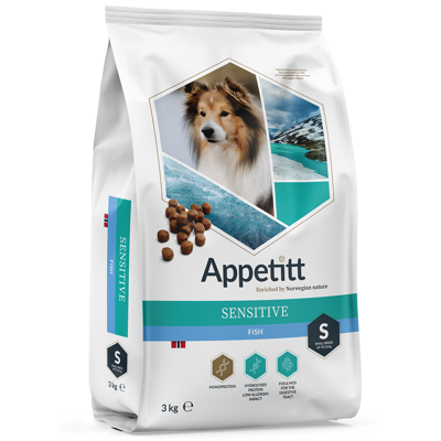 Hundefôr Sensitive Fish Small Breed 3 kg