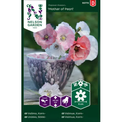 Frø kornvalmue Mother of Pearl