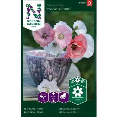 Frø kornvalmue Mother of Pearl