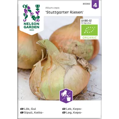 Frø kepaløk Stuttgarter Riesen økologisk