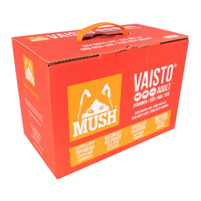 Hundefôr Vaisto frosset gris-okse-laks 10 kg