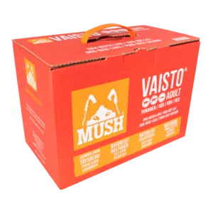 Hundefôr Vaisto gris-okse-laks frosset 10 kg