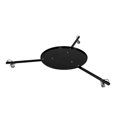 Understell med hjul til bålpanne