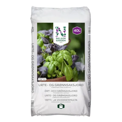 Urte- og grønnsaksjord 40 L