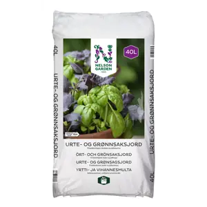Urte- og grønnsaksjord 40 L