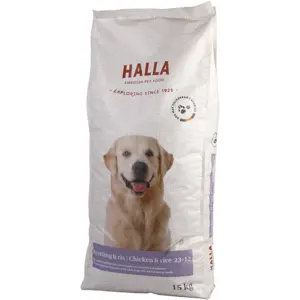 Hundefôr Kylling & Ris 15 kg