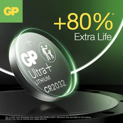Litium batteri CR2032 4 pk, bilde 5