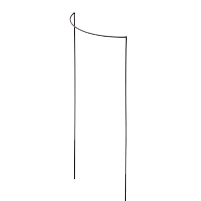 Buskstøtte metall/rust 100 cm