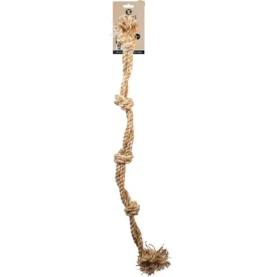 Hundeleke tau med 5 knuter