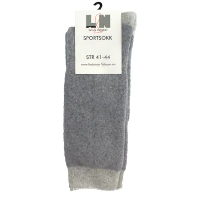 Ullfrotté sokker grå, bilde 2