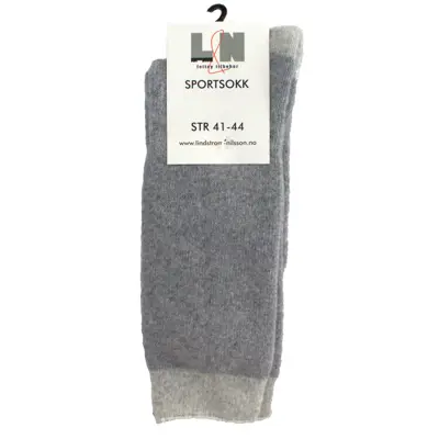 Ullfrotté sokker grå, bilde 2