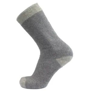 Ullfrotté sokker grå