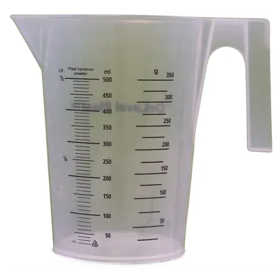 Målebeger plast 0,5 L