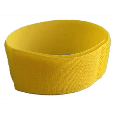 Merkeband borrelås gul 10 pk