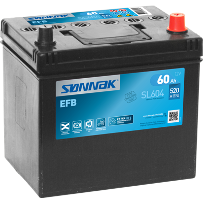 Bilbatteri EFB start og stop SL604