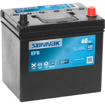 Bilbatteri EFB start og stop SL604