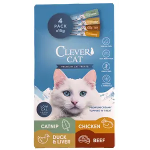 Kattesnack Creamy Catnip and 4 x 15 g